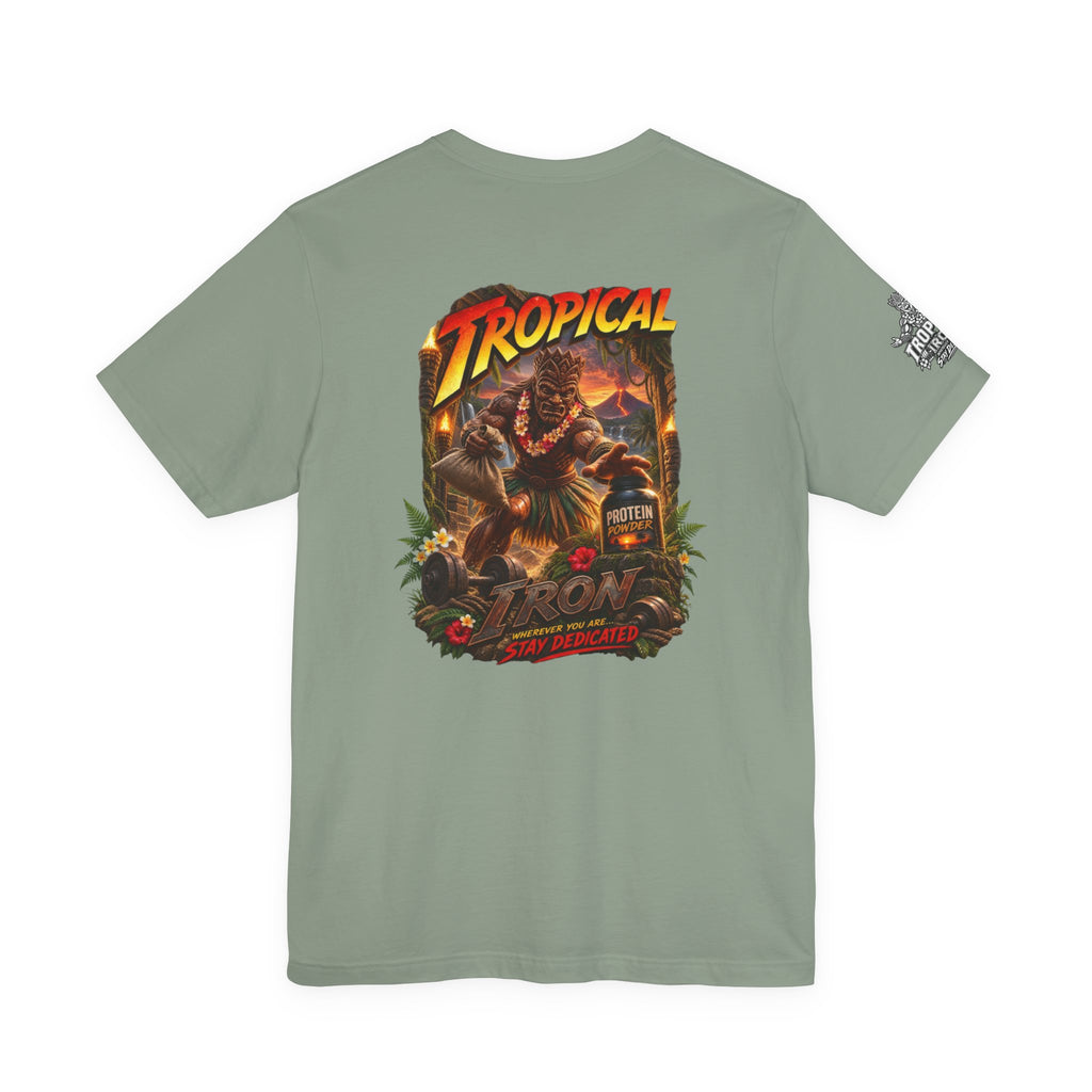 Tropical Iron Vintage Graphic Tee —Protein Snatch And Grab