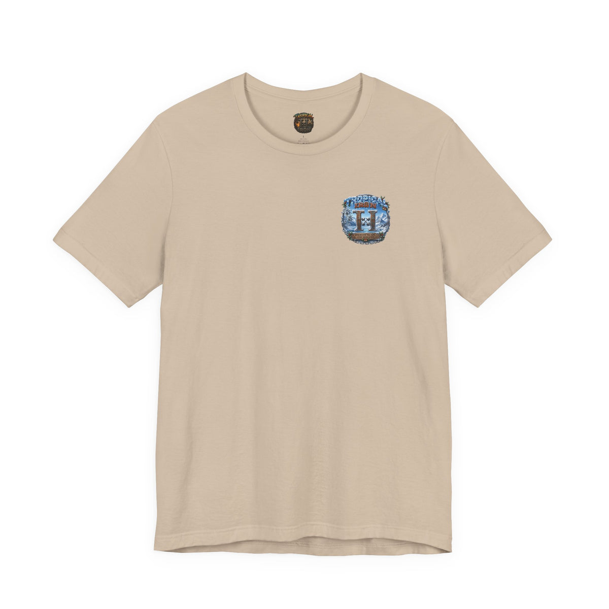 Saving Christmas— 'Tropical Island' Beach & Surf Vintage-Style T-Shirt