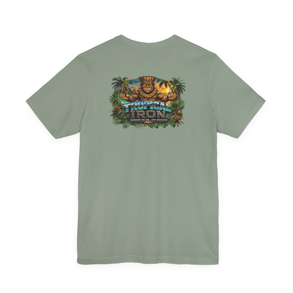T-Shirt — Tropical "IRON" Vintage  Graphic