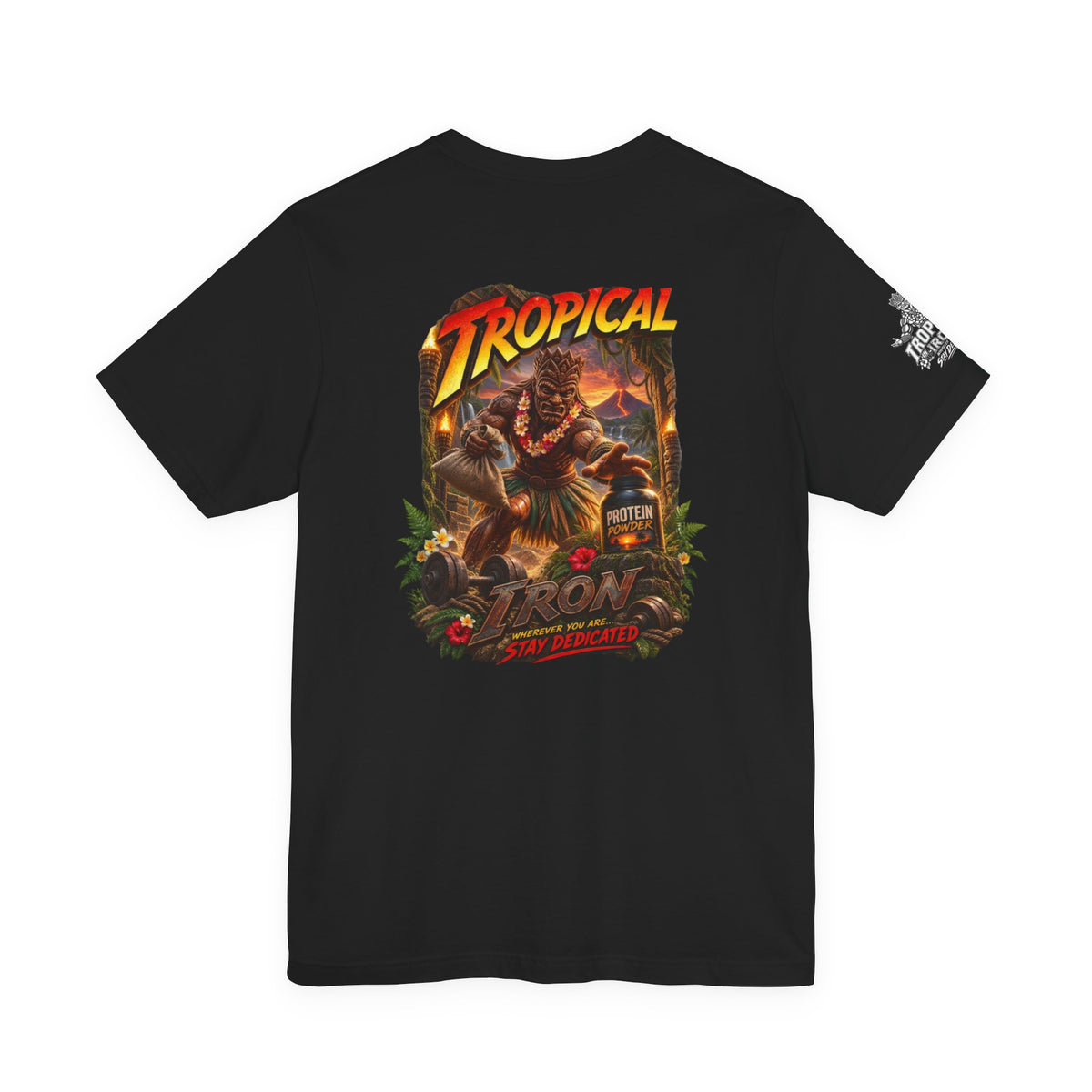 Tropical Iron Vintage Graphic Tee —Protein Snatch And Grab