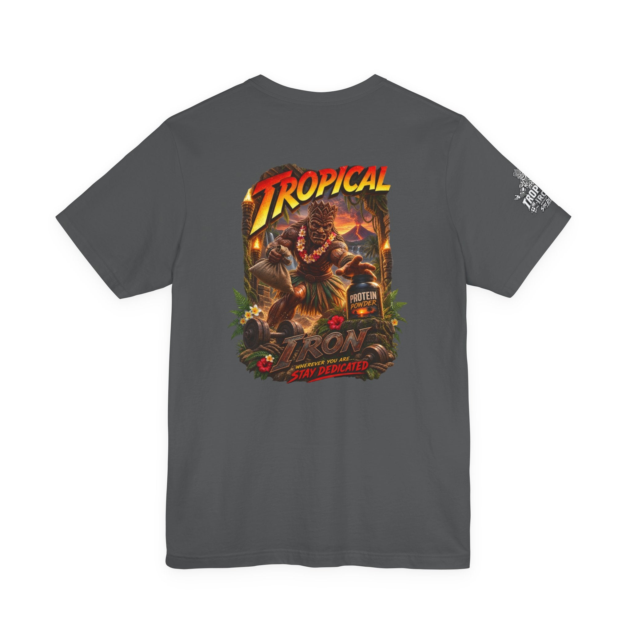 Tropical Iron Vintage Graphic Tee —Protein Snatch And Grab