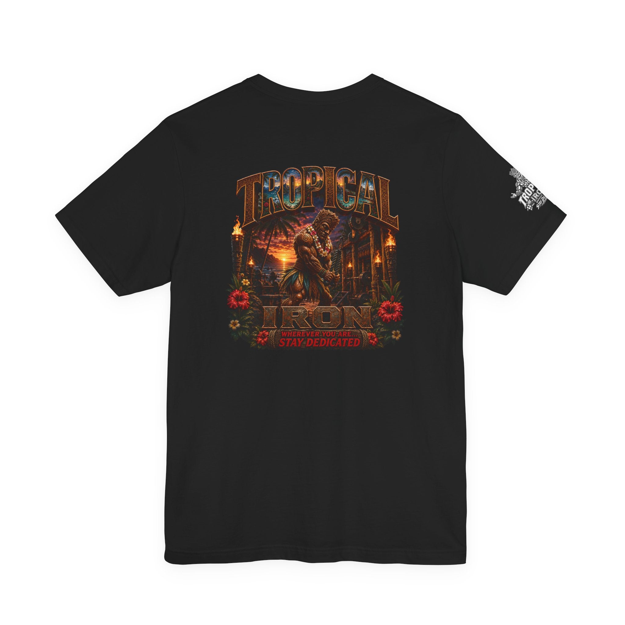 Tropical Iron outdoor gym tee