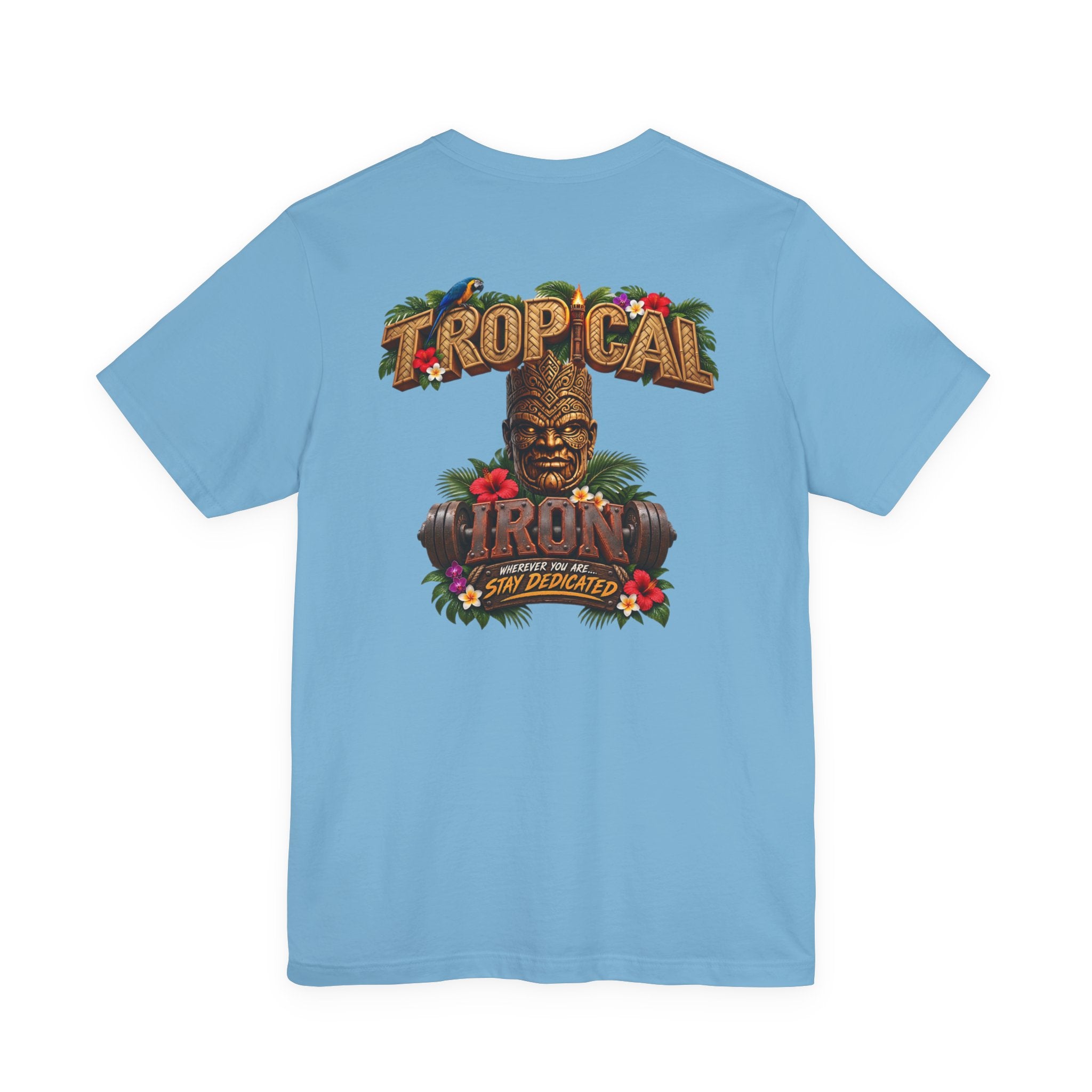 Tropical Aloha T-Shirt — 'Tropical Irony' Vintage Tiki Graphic Tee