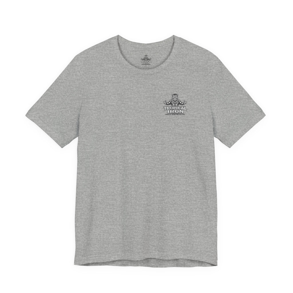Tropical Iron Beach T-Shirt – Vintage Hawaiian Surf Hula Design