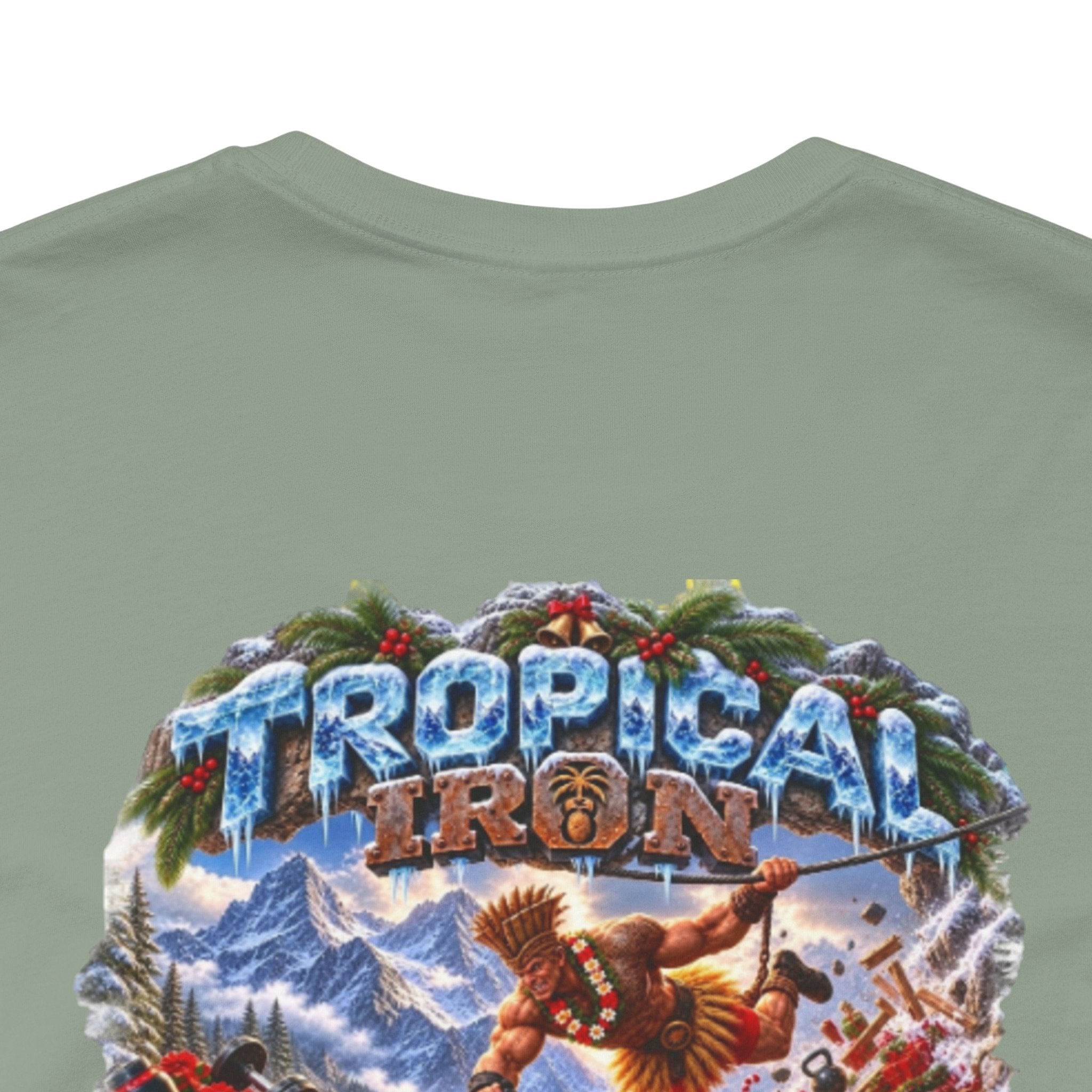 Saving Christmas— 'Tropical Island' Beach & Surf Vintage-Style T-Shirt