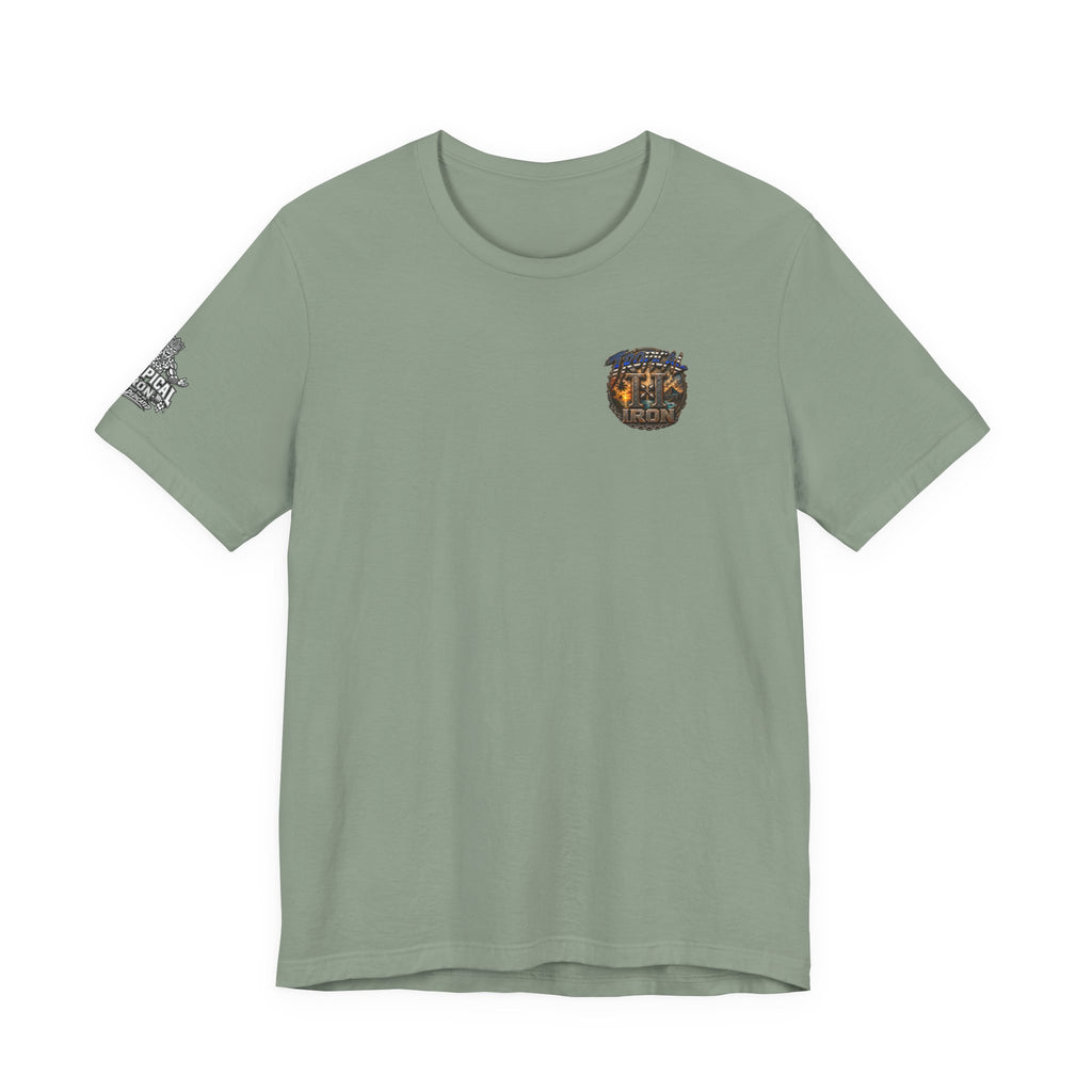 Tropical Iron  Thin Blue Line— Blue line Shirt