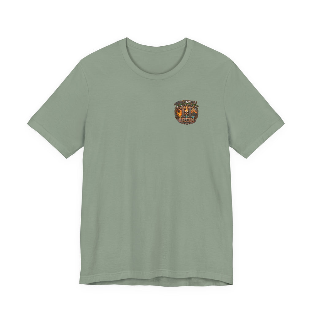 Tropical Strength Gym Tee — "Stay Dedicated" T-Shirt