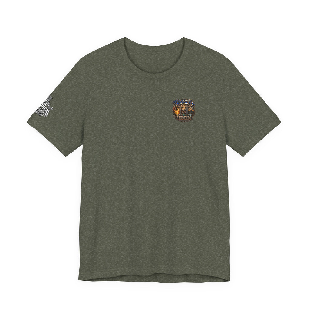 Tropical Iron  Thin Blue Line— Blue line Shirt
