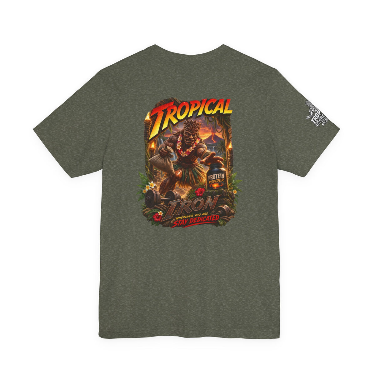 Tropical Iron Vintage Graphic Tee —Protein Snatch And Grab