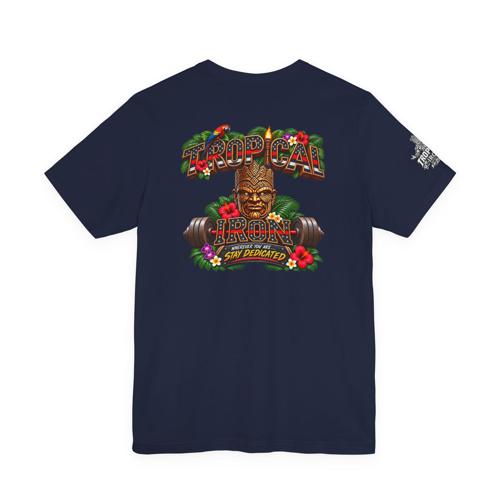 Tropical Iron Thin Red Line — 'Fire Fighter  Short Sleeve Shirt