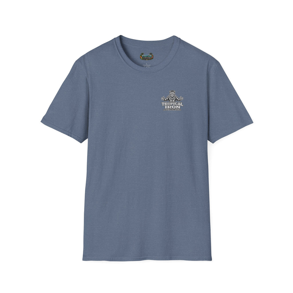 Tropical Le Bon Graphic Tee — Vintage Island Logo T-Shirt