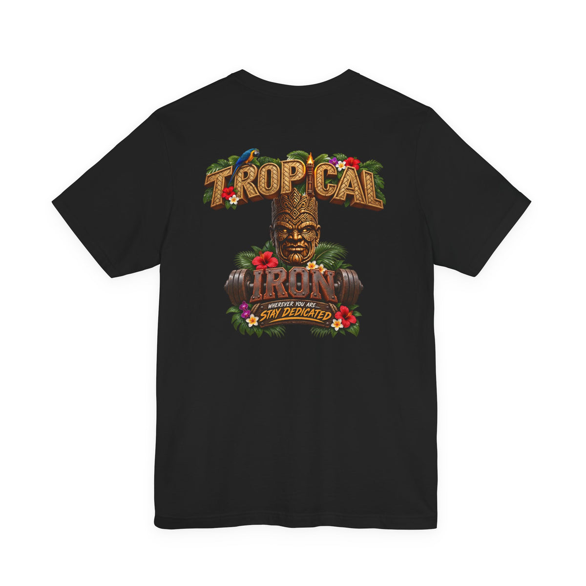Tropical Aloha T-Shirt — 'Tropical Irony' Vintage Tiki Graphic Tee