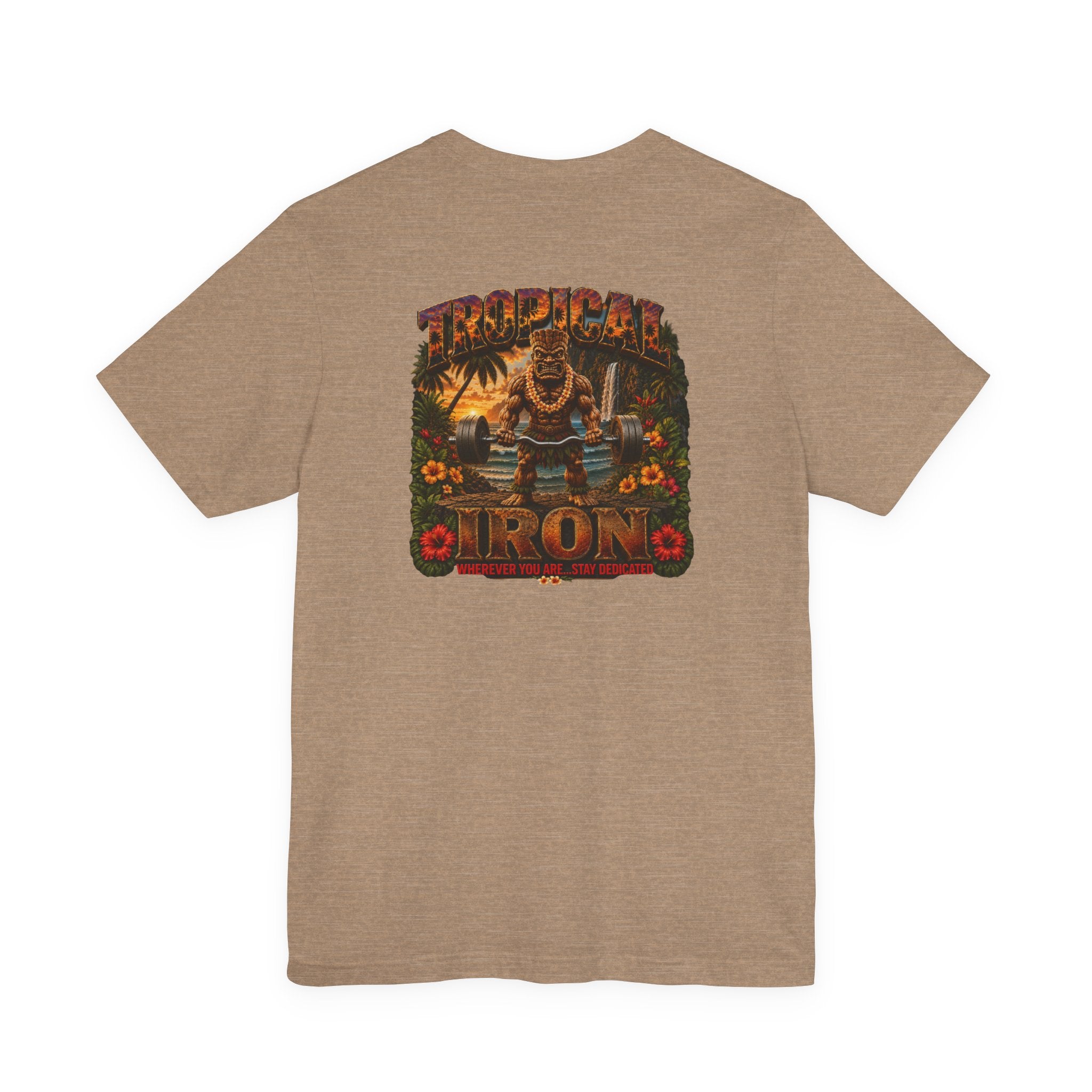 T-Shirt — Tropical Iron  Welcome To The Gun Show Gym Tee