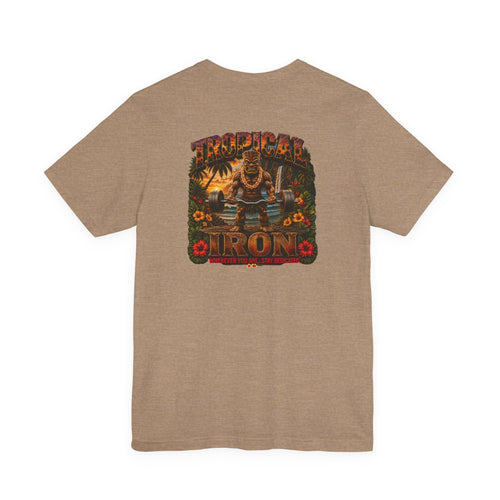 T-Shirt — Tropical Iron  Welcome To The Gun Show Gym Tee