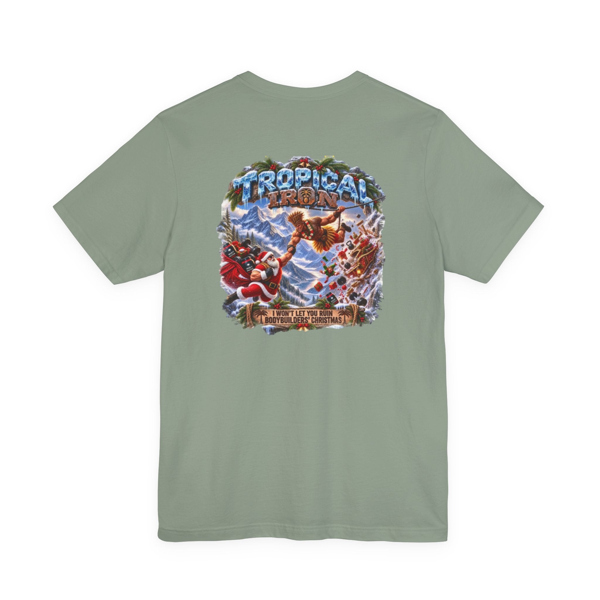 Saving Christmas— 'Tropical Island' Beach & Surf Vintage-Style T-Shirt