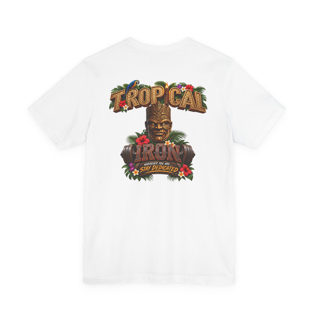 Tropical Aloha T-Shirt — 'Tropical Irony' Vintage Tiki Graphic Tee