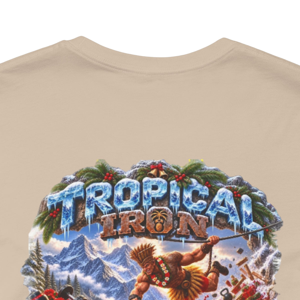 Saving Christmas— 'Tropical Island' Beach & Surf Vintage-Style T-Shirt