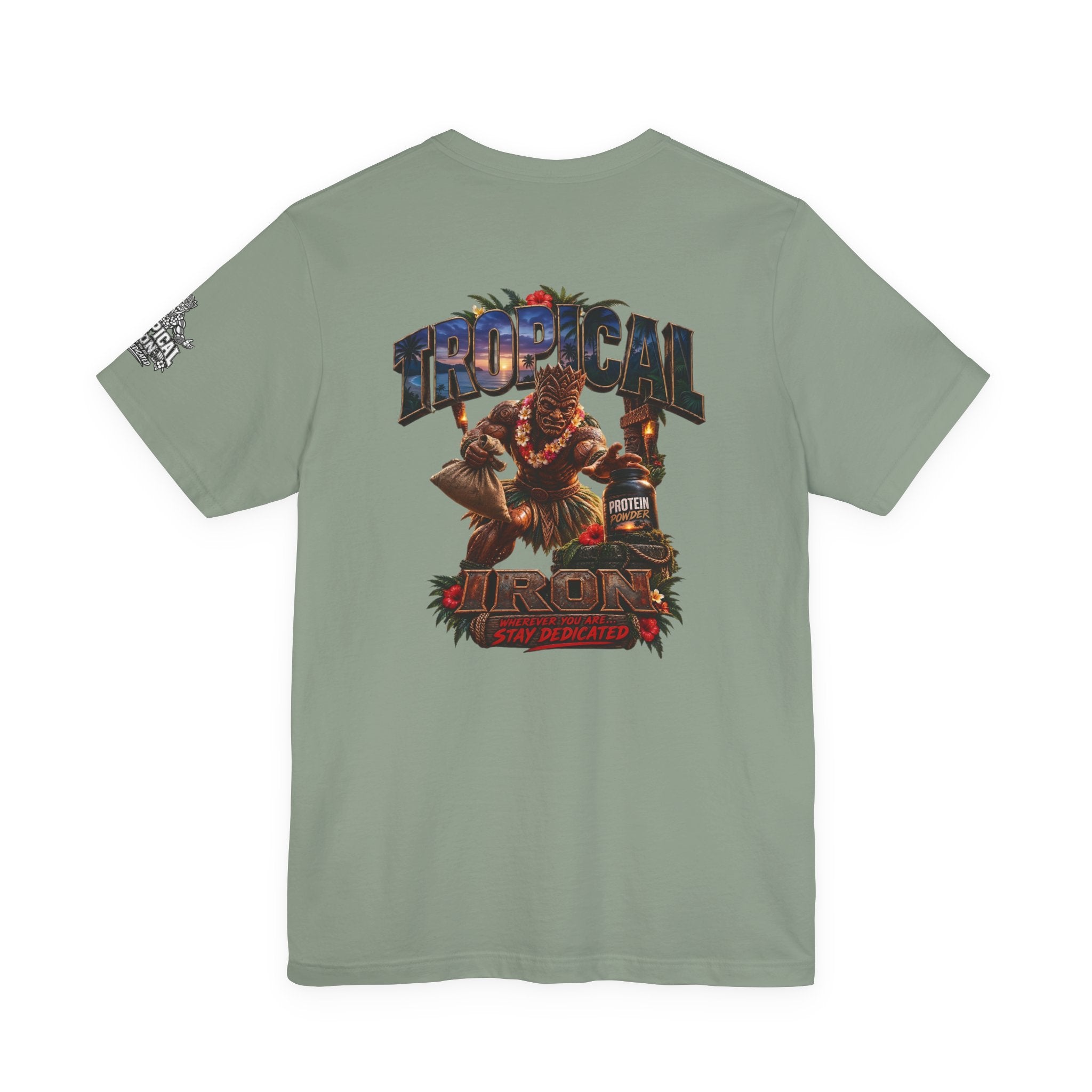 Tropical Tiki Warrior Graphic Tee — Protein Snatch