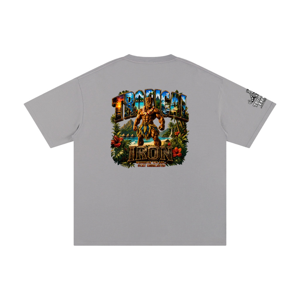 Tropical Iron upscale Tee   single pose